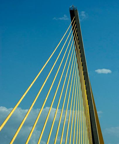 The Sunshine Skyway Bridge symbolizes K&S Ventures' presence in St. Petersburg, Florida, USA, reflecting their mission to bridge the gape between clients’ global ambitions and their real-world challenges